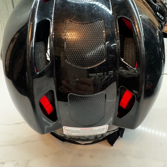 Like New Kids CCM Black Hockey Helmets with Silver Cage - Picture 4 of 9